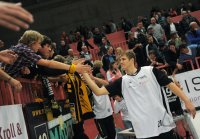 Basketball 1. Bundesliga 2011/2012:  Walter Tigers Tuebingen - Fraport Skyliners Frankfurt