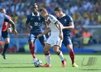 FUSSBALL WM 2014, VIERTELFINALE: Frankreich - Deutschland