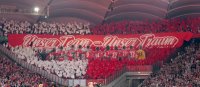 Fussball DFB Pokal  Halbfinale  2025/2026  23.04.2026VfB Stuttgart - SC Freiburg, Choreo, Choreografie , FANS, FANKURVE