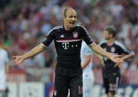 Fussball CHL  Saison 2011/2012: Arjen Robben (FC Bayern Muenchen)