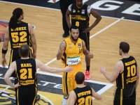 Basketball 1. Bundesliga  13/14  Walter Tigers Tuebingen  - MPH Riesen Ludwigsburg