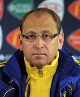 Fussball U21-Europameisterschaft 2011:  Trainer Pavlo Yakovenko (Ukraine)