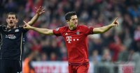Fussball CHL 15/16 Gruppenphase: JUBEL Robert Lewandowski (FC Bayern Muenchen)