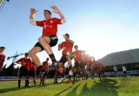 Fussball 1. Bundesliga: Training beim FC Bayern Muenchen