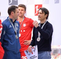 Fussball 1. Bundesliga Saison 18/19: Meister FC Bayern Muenchen