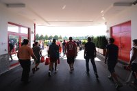 Fussball 1. Bundesliga :  Training beim FC Bayern Muenchen an der Saebener Strasseasse