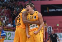 Basketball 1. Bundesliga 15/16 Hauptrunde: Walter Tigers Tuebingen - BG Goettingen