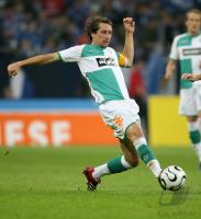 Fussball 1. Bundesliga: Werder, BAUMANN Einzelaktion