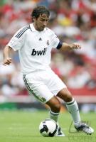 FUSSBALL INTERNATIONAL: Real Madrid, RAUL Einzelaktion