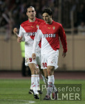 FUSSBALL CHL  AS Torjger ; Fernadno Morientes (re) und Dado Prso