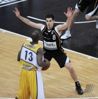 Basketball  1. Bundesliga  10/11   Walter Tigers Tuebingen - EWE  Baskets Oldenburg