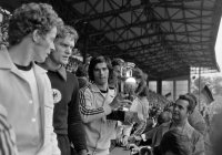 Fussball-EM 1972 Finale: Bonhof, Maier, Mueller, Schwarzenbeck, Breitner