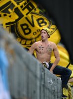 Fussball DFB Pokal 2. Runde 13/14 : Ultra Fan (Borussia Dortmund)