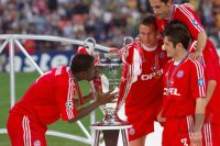 FUSSBALL CHAMPIONSLEAGUE FINALE 2000/2001:  JUBEL FC Bayern Muenchen