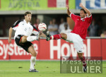 Fussball Oesterreich-Detuschland; Spielszene