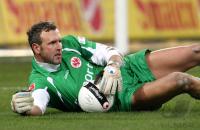 Fussball 1. Bundesliga: Frankfurt, Proell Einzelaktion