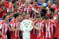 Fussball 1. Bundesliga : FC Bayern Muenchen Deutscher Meister 09/10