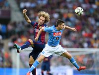 FUSSBALL International 2014/2015:  SSC Neapel - FC Barcelona