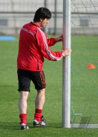 Fussball, Training der deutschen Nationalmannschaft