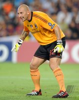 Fussball Champions League  Saison 2011/2012: Torwart Christian Abbiati (AC Mailand)