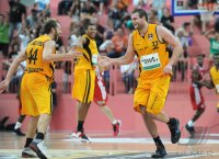 Basketball 1. Bundesliga 2012/2013 Testspiel:  Walter Tigers Tuebingen - FC Bayern Muenchen