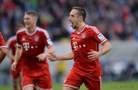 Fussball  1. Bundesliga  13/14: JUBEL Franck Ribery (FC Bayern Muenchen)