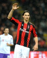 FUSSBALL SERIE A:  Zlatan Ibrahimovic (Milan)