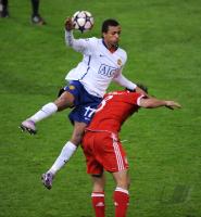 FUSSBALL  International CHL 09/10 : FC Bayern  Muenchen  - Manu