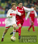 Fussball 1. Bundesliga Bayern-Stuttgart, Zweikampf