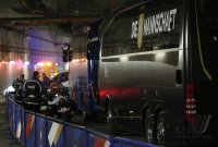 Fussball International Testspiel: Mannschaftsbus der Deutschen Nationalmannschaft.