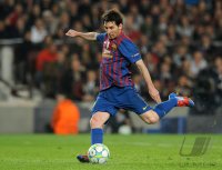 FUSSBALL INTERNATIONAL  CHL Viertelfinale 11/12: Lionel Messi (Barca)