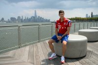 FUSSBALL 1. Bundesliga 14/15: Robert Lewandowski (FC Bayern Muenchen)