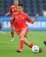 Fussball International Testspiel: Alexander Ryazantsev (Russland)