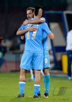 FUSSBALL  CHL  Saison 2013/2014: SSC Neapel - Olympique Marseille