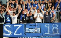 2. Fussball Bundesliga:  Fankurve von Hertha BSC Berlin