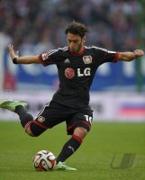 Fussball, 1. Bundesliga  Saison 2014/2015: Hamburger SV - Bayer 04 Leverkusen