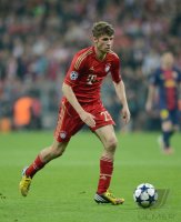 FUSSBALL INTERNATIONAL CHL HALBFINALE 12/13: Thomas Mueller (FC Bayern Muenchen)