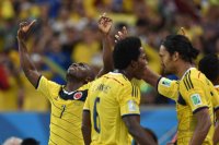 FUSSBALL WM 2014, Achtelfinale: Kolumbien - Uruguay