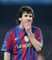 FUSSBALL  International CHL 09/10 :  Lionel Messi (Barca)