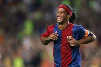 Fussball, Primera Division, Barcelona: RONALDINHO