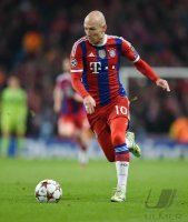 Fussball CHL  Saison 2014/2015: Arjen Robben (FC Bayern Muenchen)