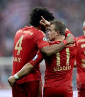 FUSSBALL DFB POKAL  Saison 2012/2013:  FC Bayern Muenchen - VfL Wolfsburg