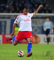 FUSSBALL, EUROPA LEAGUE: Hamburger SV, BOATENG Einzelaktion