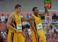 Basketball 1. Bundesliga 2012/2013 Testspiel:  Walter Tigers Tuebingen - FC Bayern Muenchen