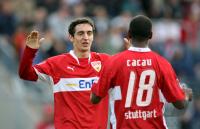 Fussball 1. Bundesliga, Stuttgart: SCHAEFER, GENTNER