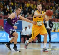 Basketball 1. Bundesliga 14/15 Hauptrunde:  Walter Tigers Tuebingen - BG Goettingen