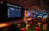 Fussball FIFA WM 2026: German House of Soccer in Manhattan / New York