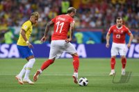 FUSSBALL WM 2018 Vorrunde Brasilien - Schweiz