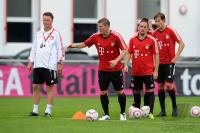 Fussball 1. Bundesliga: Training beim FC Bayern Muenchen