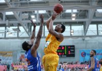 Basketball 1. Bundesliga 15/16 Hauptrunde: Walter Tigers Tuebingen - Mitteldeutscher BC